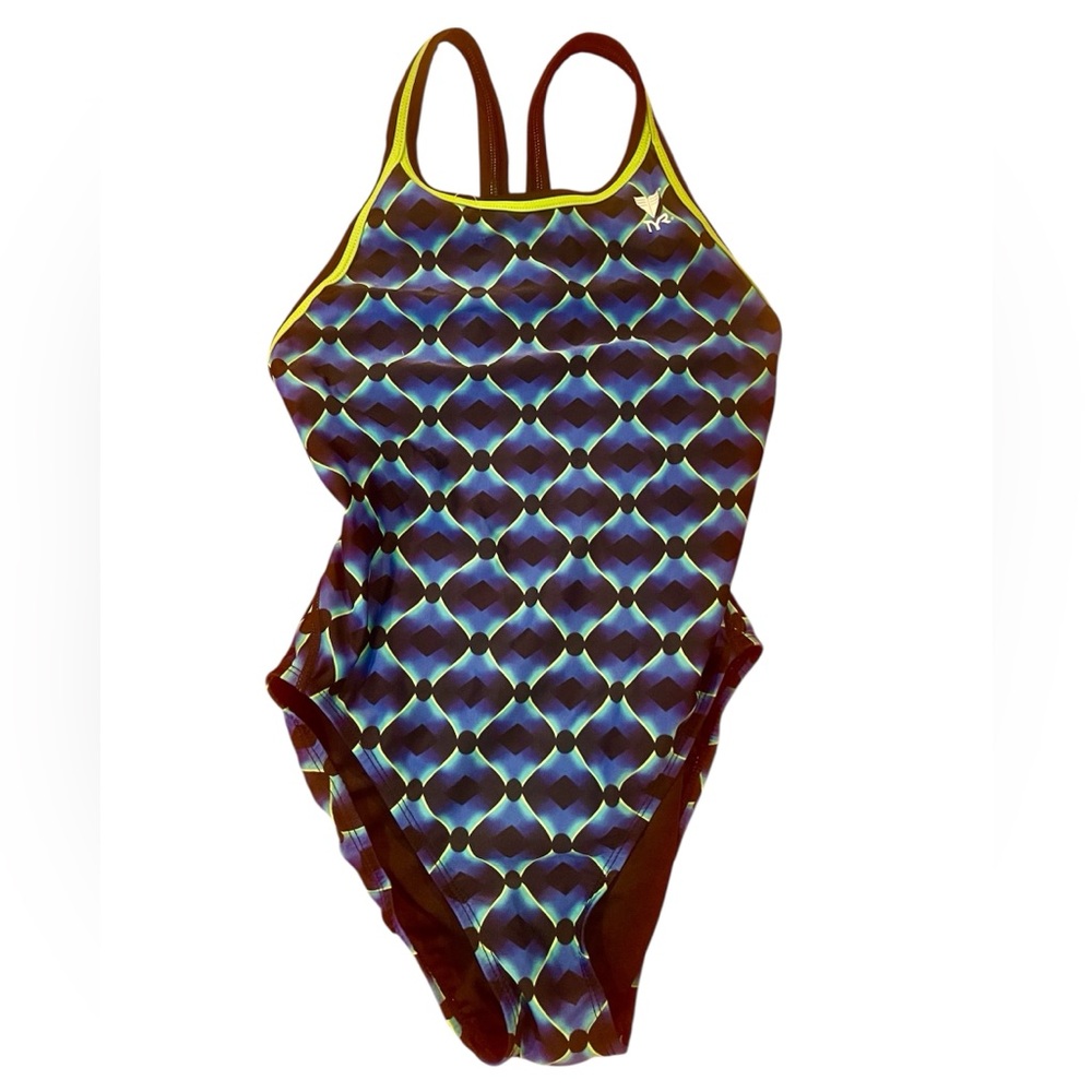TYR Women’s Sport One Piece Bathing Suit SZ 34
